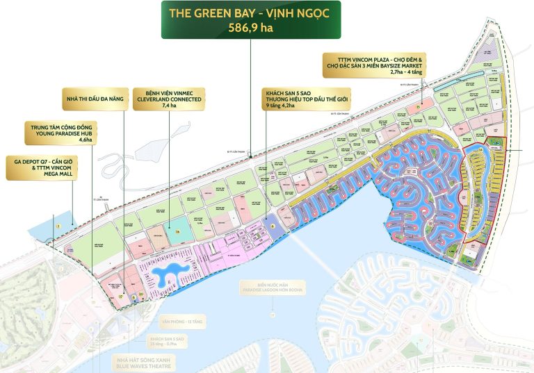 Phân Khu B – The Green Bay Vinhomes Green Paradise