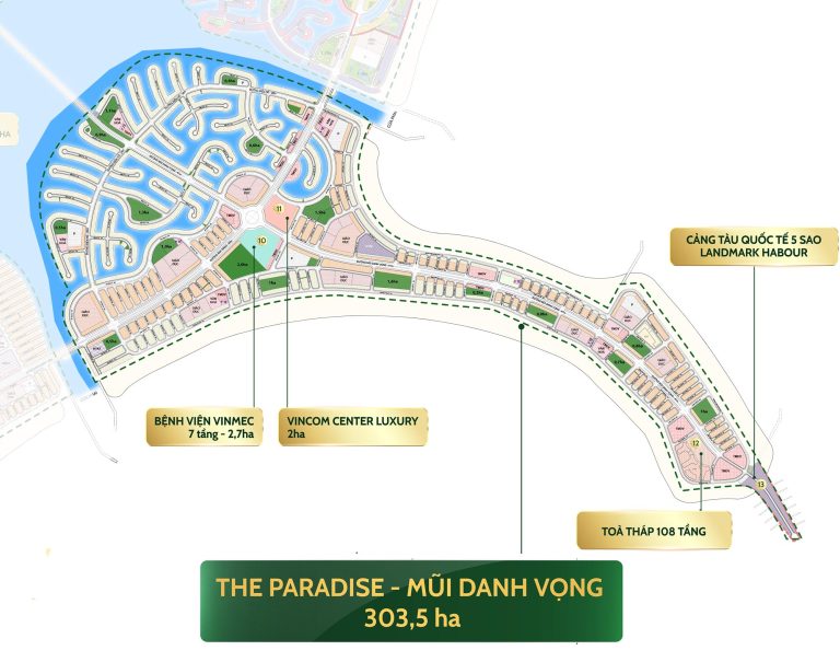 Phân khu C – The Paradise Vinhomes Green Paradise