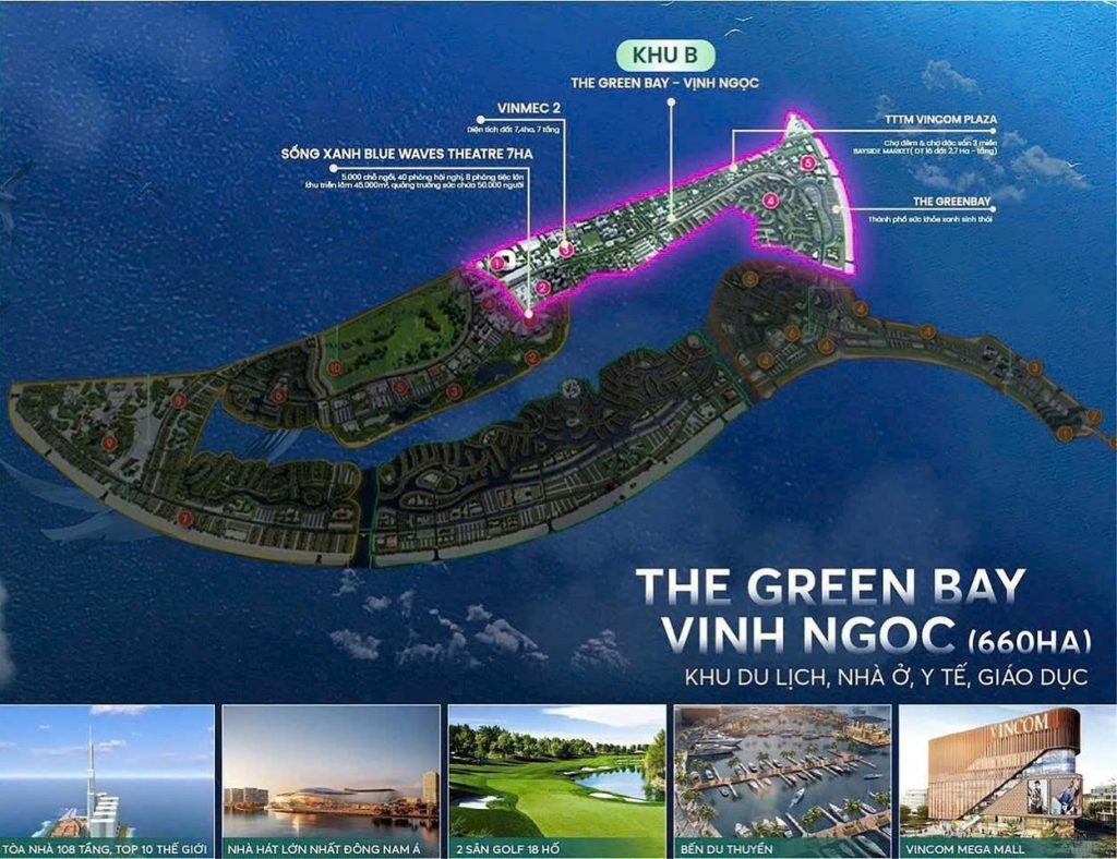 Phân Khu B GREEN BAY VINHOMES GREEN PARADISE CẦN GIỜ: