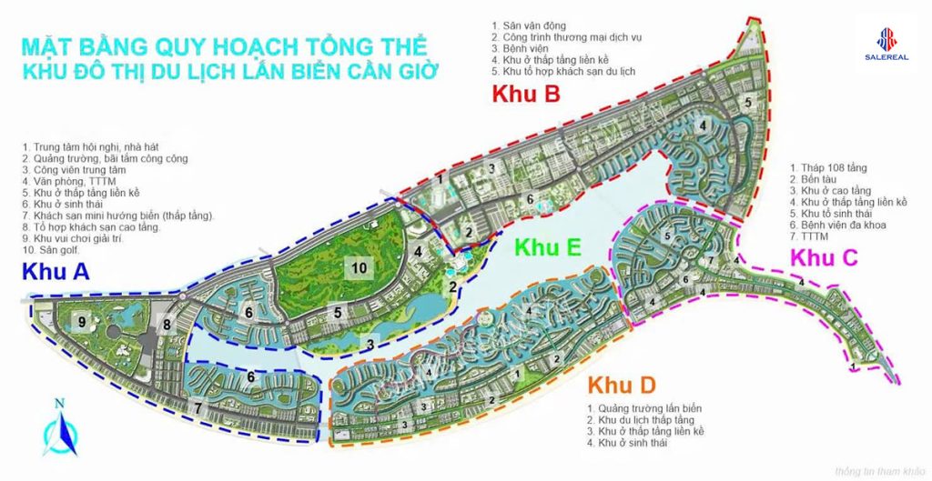 Quy hoạch khu đô thị lấn biển Vinhomes Cần Giờ