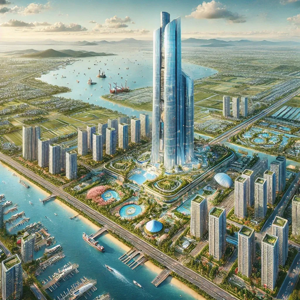 Trung tâm tài chính – thương mại cao 108 tầng Vinhomes Cần Giờ